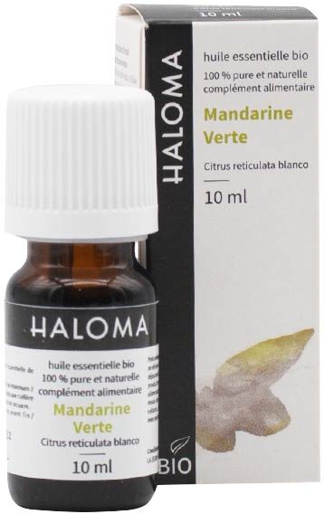 Haloma Huile Essentielle Mandarine Verte Bio 10ml