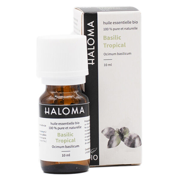 Haloma Huile Essentielle Basilic Tropical Bio 10ml