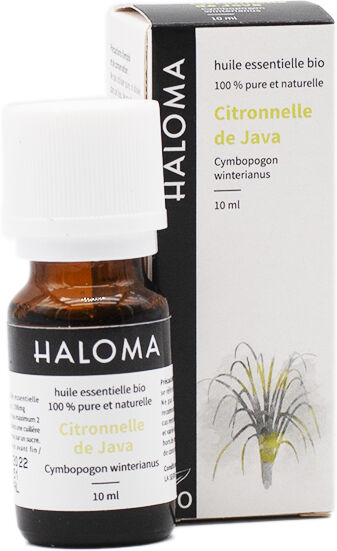 Haloma Huile Essentielle Citronnelle de Java Bio 10ml