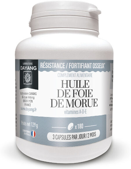 Dayang Huile de Foie de Morue 180 capsules