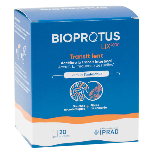 Carrare Bioprotus Lix7000 Transit Lent 20 sachets