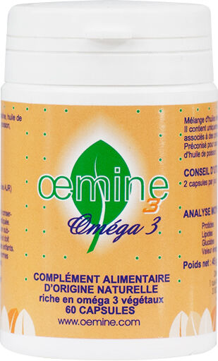 Oemine Oméga 3 Végétaux 60 capsules