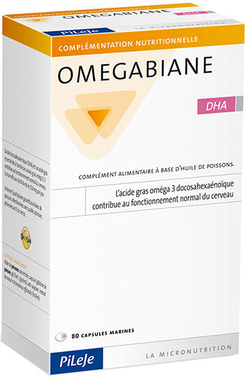 Pileje Omegabiane DHA 80 capsules