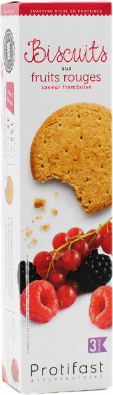 Protifast En-Cas Hyperprotéiné Fruits Rouges 20 biscuits