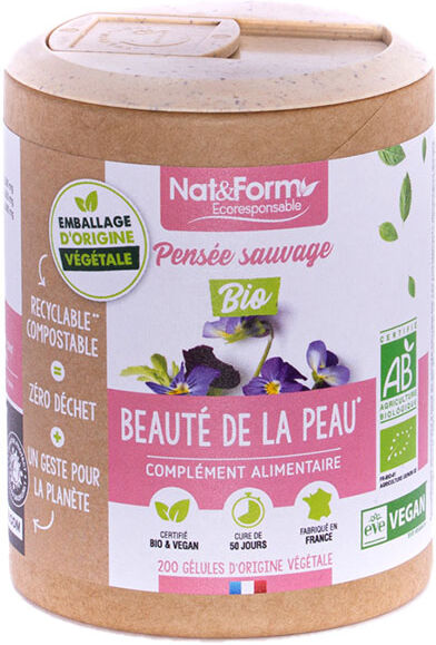 Nat & Form Écoresponsable Pensée Sauvage Bio 200 gélules