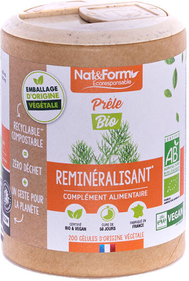 Nat & Form Écoresponsable Prêle Bio 200 gélules