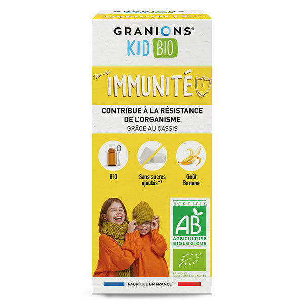 Laboratoire des Granions Granions Kid Enfant Immunité Banane Bio 125ml