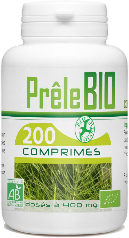 Atlantic Bio Atlantic Prêle Biologique - 400 mg - 200 comprimés