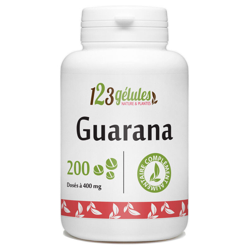 123gelules Guarana - 400 mg - 200 comprimés