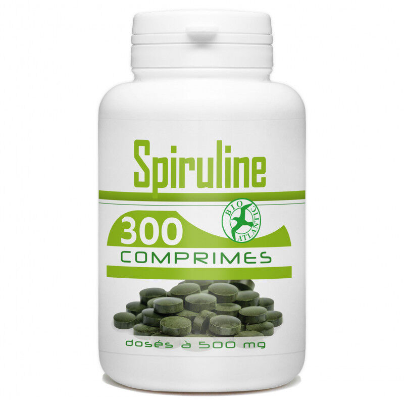 Atlantic Bio Atlantic Spiruline - 500 mg - 300 comprimés