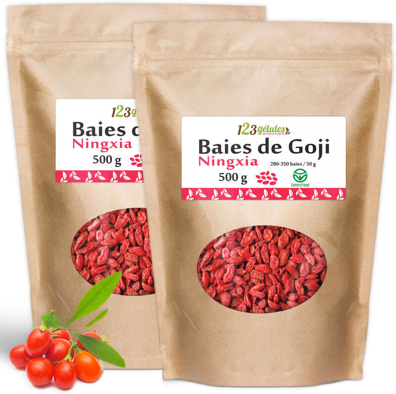 123gelules Baies de Goji GreenFood - 1 kg