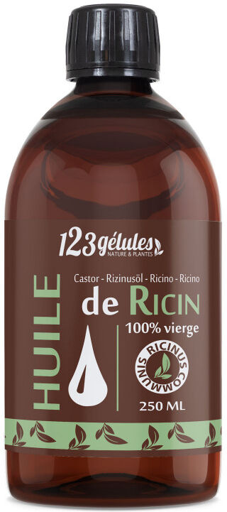 123gelules Huile de Ricin - 250 ml