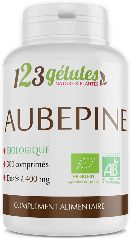 123gelules Aubépine Bio - 400 mg - 300 comprimés