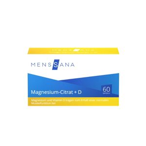 Menssana Magnesium-Citrat +D 60 ct