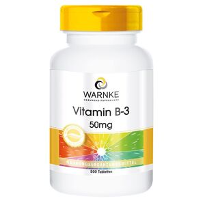 Warnke Vitamin B3 50 mg 500 ct