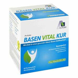 Avitale Basen Vital KUR Plus Vitamin D3 + K2 60 ct