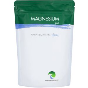 no brand Magnesium pur Magenesiumhydrogencitrat Classic Nachfüllbeutel 0.5 kg