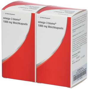 biomo pharma omega-3 biomo® 1000 mg Weichkapseln 56 ct
