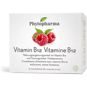 Phytopharma - Vitamin B12 Lutschtabletten, 60 Pezzi, Multicolor