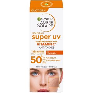 Garnier Ambre Solaire Super UV Sonnenschutzfluid Anti-Dark-Spots mit Vitamin C LSF 50+ 40 ml