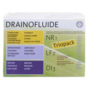 Drainofluide Triopack NR 1 + LF 2 + DI 3 (3 Stück)
