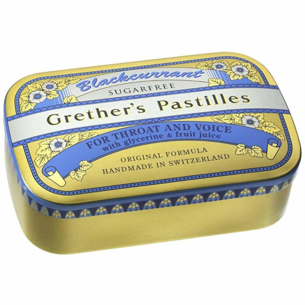 Grether's Pastilles Grether's Blackcurrant zuckerfreie Pastillen