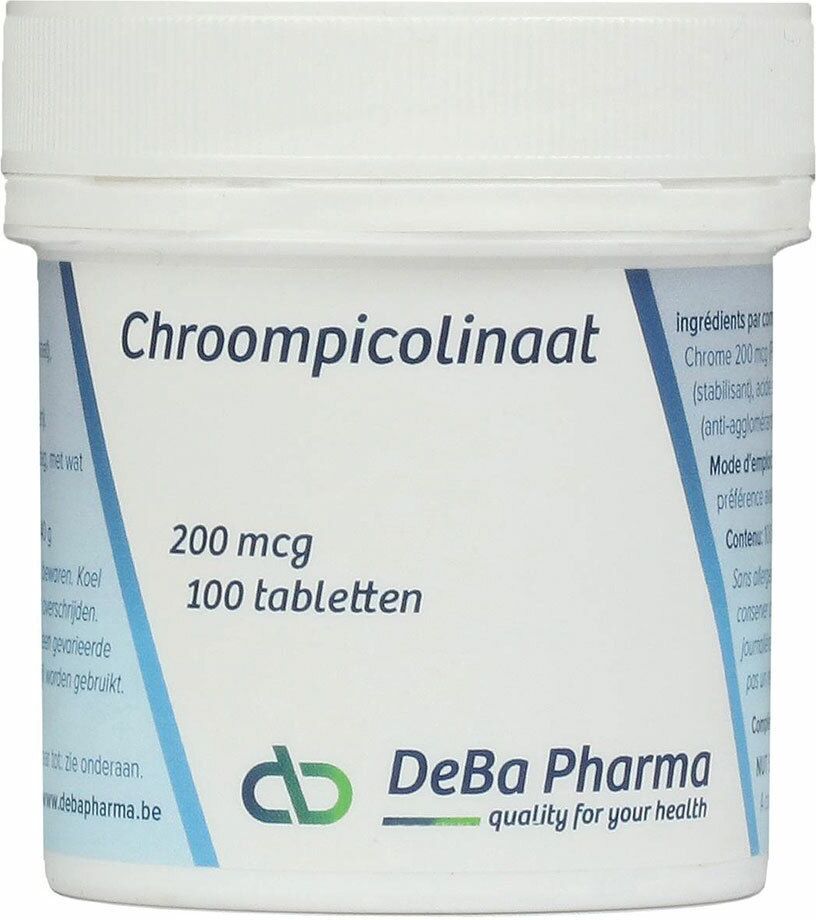 DeBa Pharma Chromiumpicolinaat 200 mg