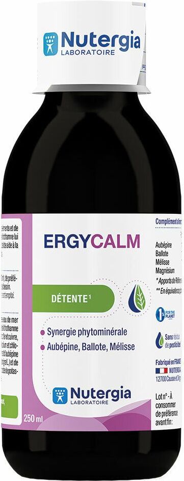 Laboratoire Nutergia Ergycalm Nutergie-Laboratorien