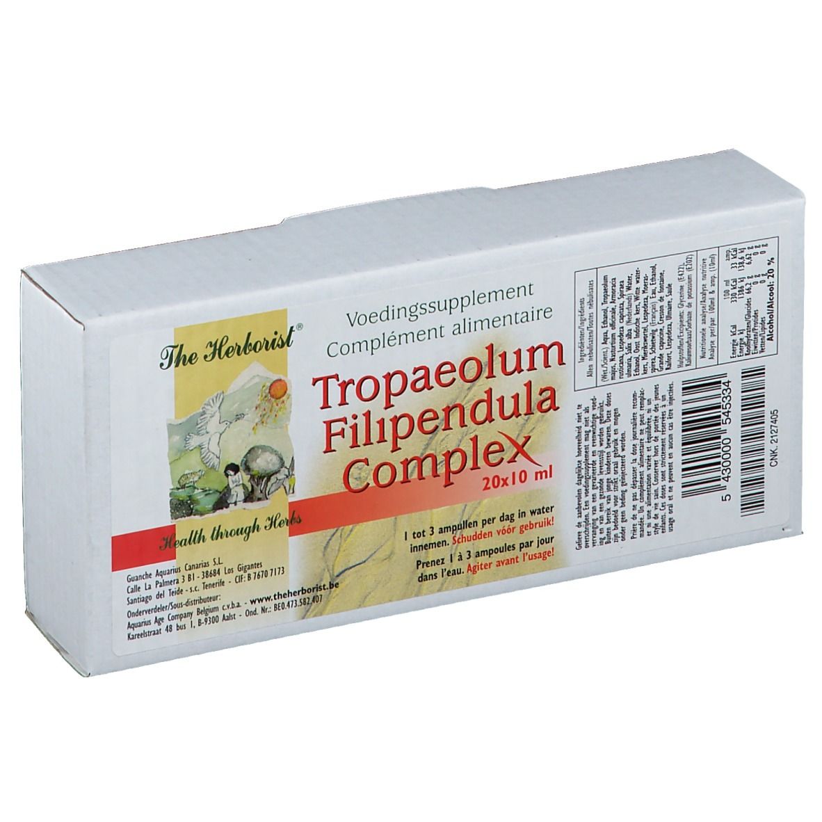 The Herborist® Der Herborist® Tropaeolum Filipendula-Komplex