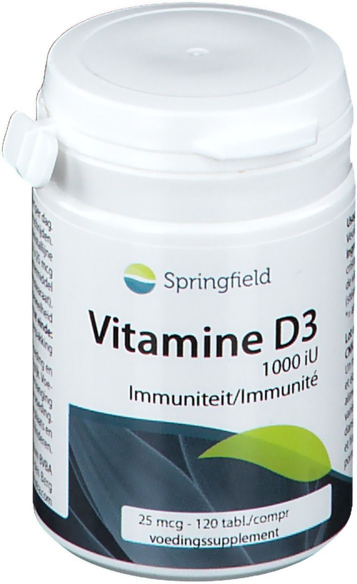 SPRINGFIELD NUTRACEUTICALS Springfield Vitamin D3 25 µg