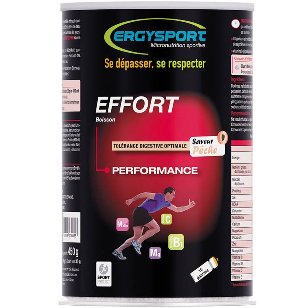 Laboratoire Nutergia Ergysport Effort Pfirsich