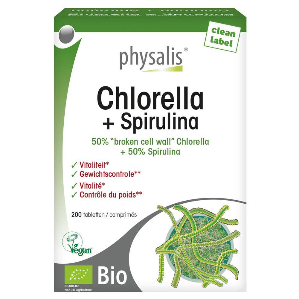 physalis® Chlorella + Spirulina