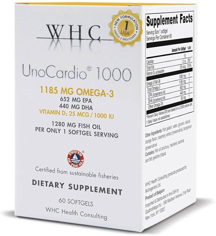 WHC UnoCardio® 1000 + Vitamin D 1000