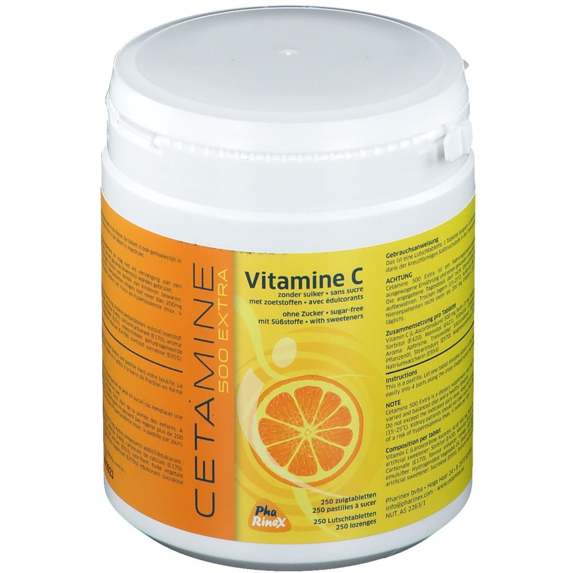 RIVEX Cetamine 500 Extra Vitamin ohne Zucker