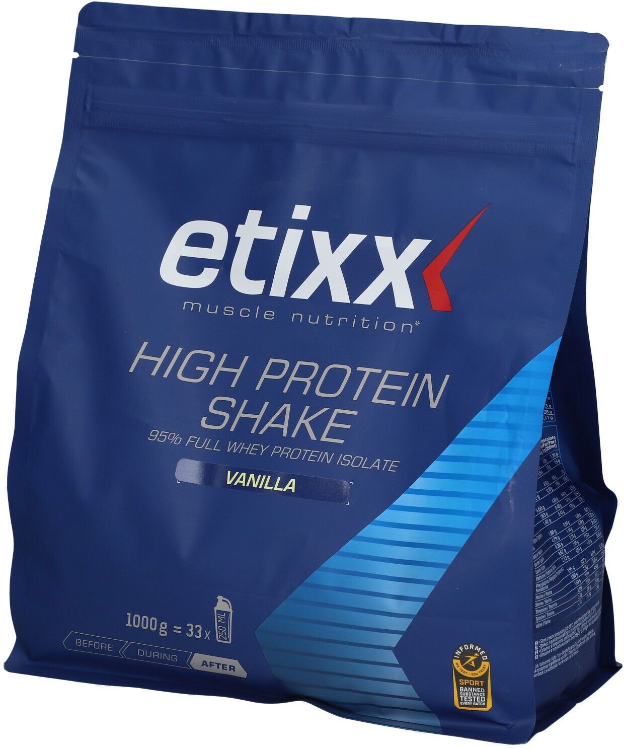 etixx High Protein Shake Vanille Geschmack