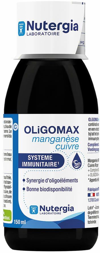 Laboratoire Nutergia Nutergia OLiGOMAX Mangan - Kupfer