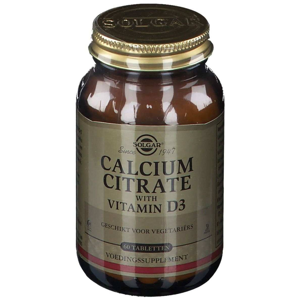 Solgar® Calcium Citrat mit Vitamin D3