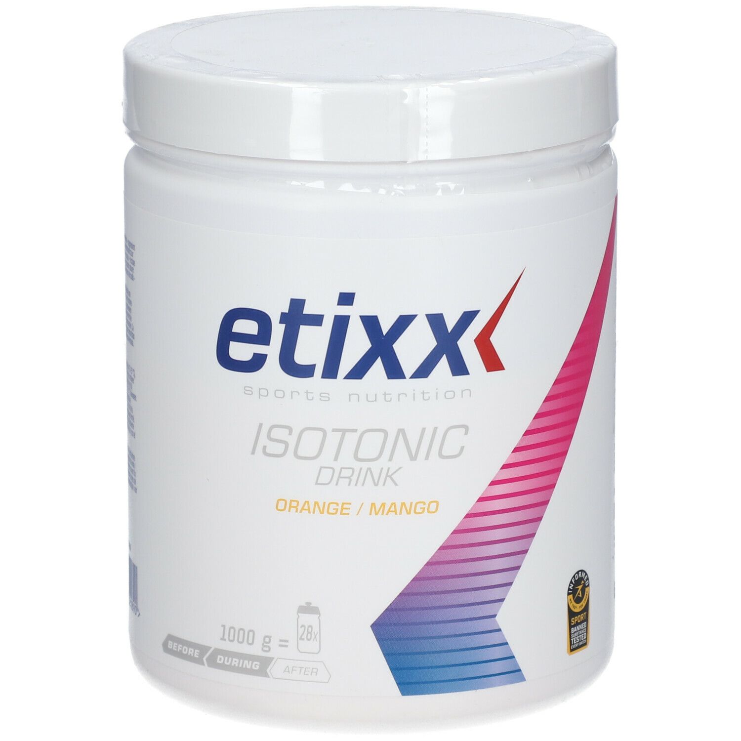 etixx Isotonic mit Orangen-Mango Geschmack