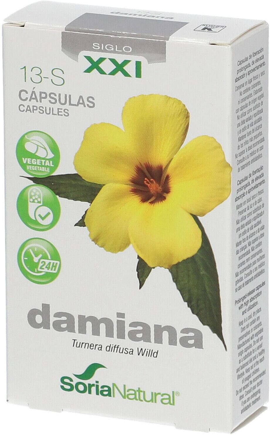 Soria Natural® 13-S Damiana XXI Kapseln