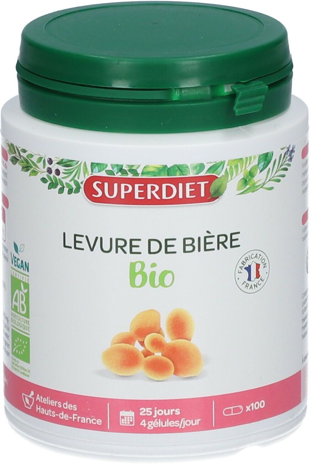 SUPERDIET LABORATOIRES Superdiet Bierhefe Bio