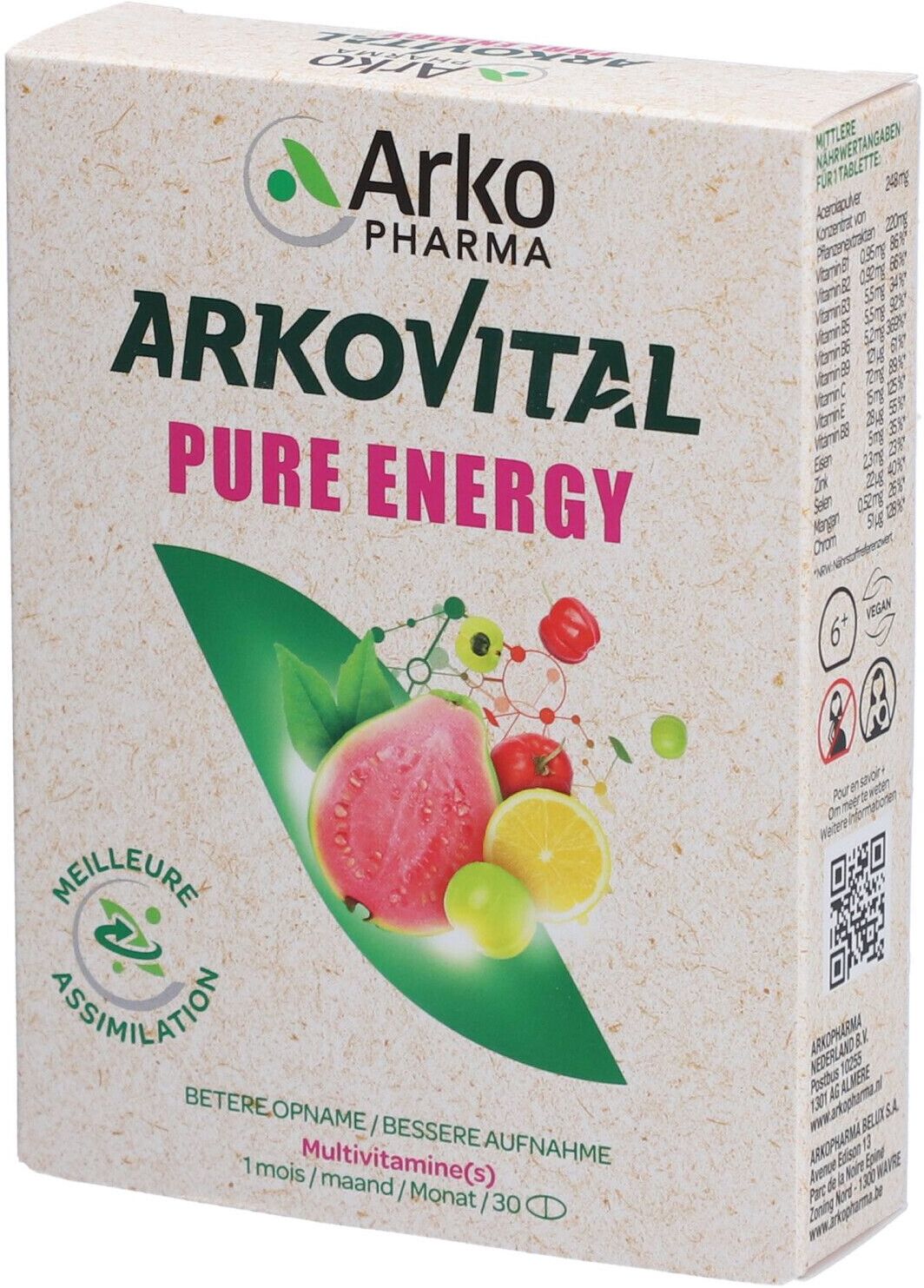 Arkopharma Arkovital® Pure Energy Multivitamin