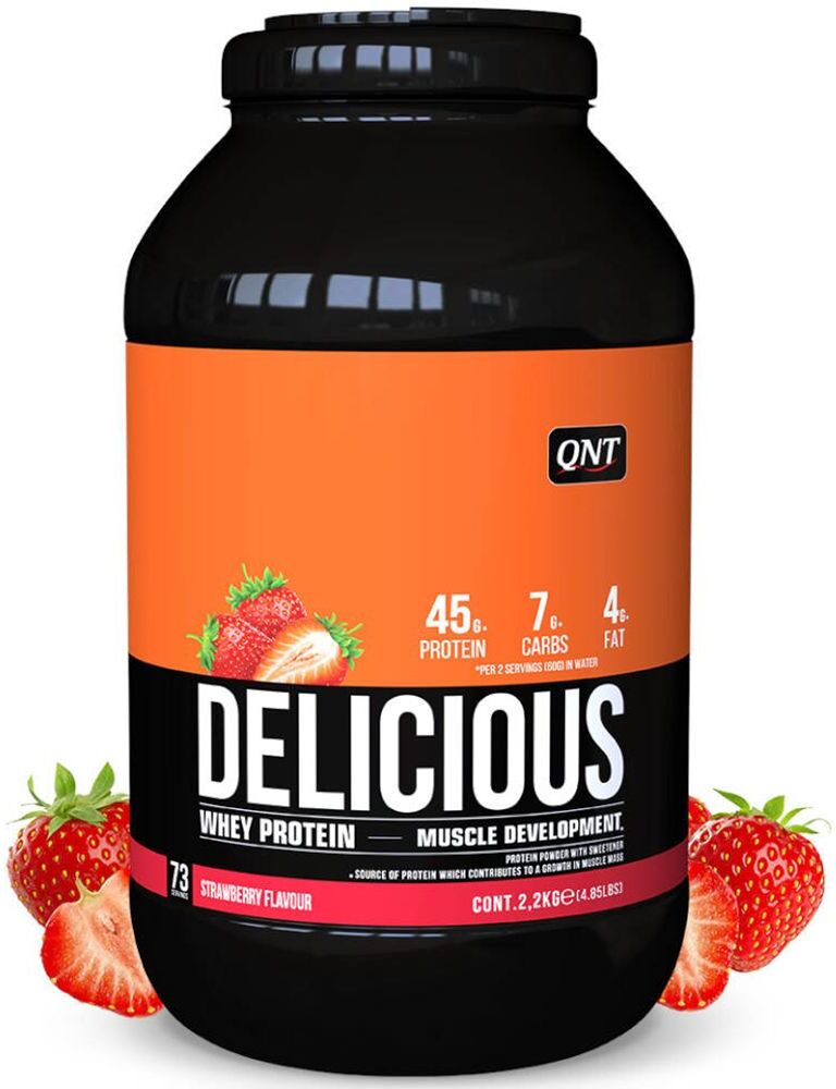 QNT Delicious Whey Protein Erdbeere