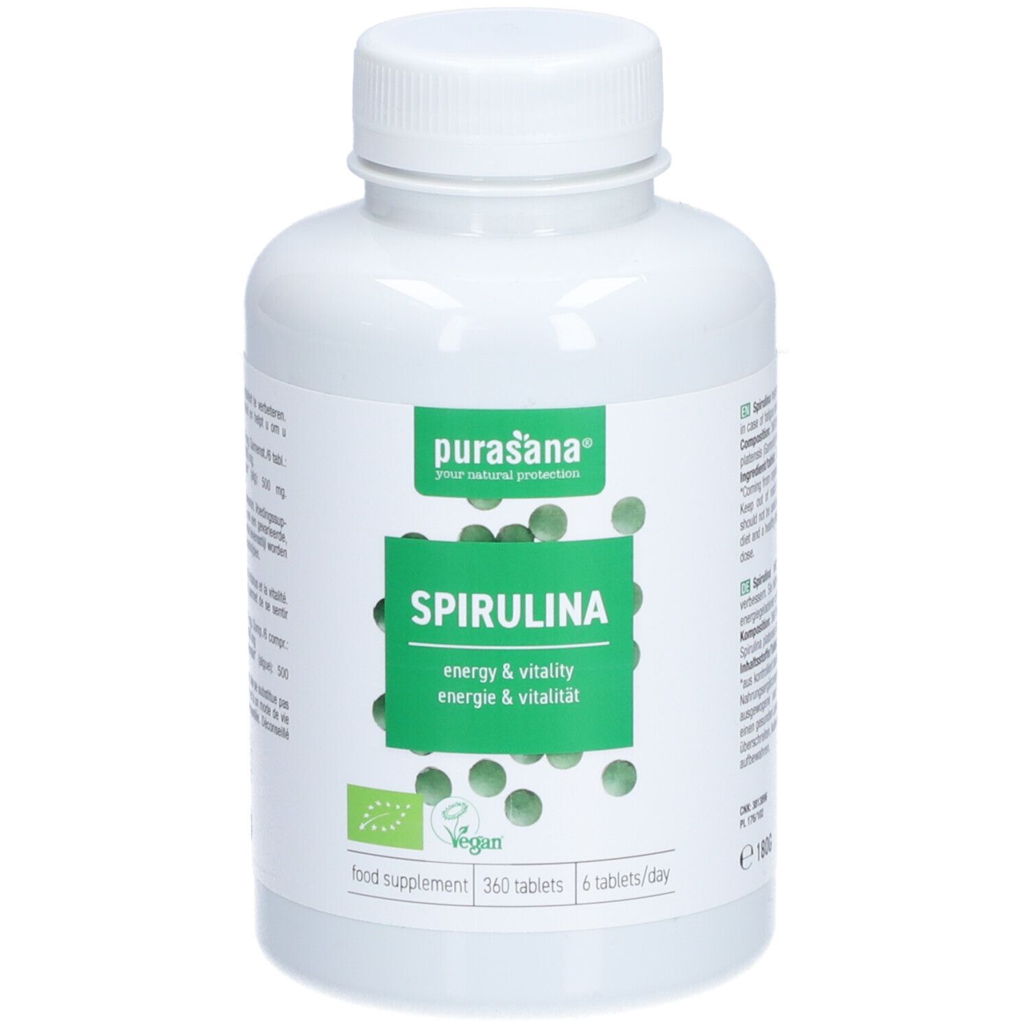 purasana® Spirulina Bio 500 mg