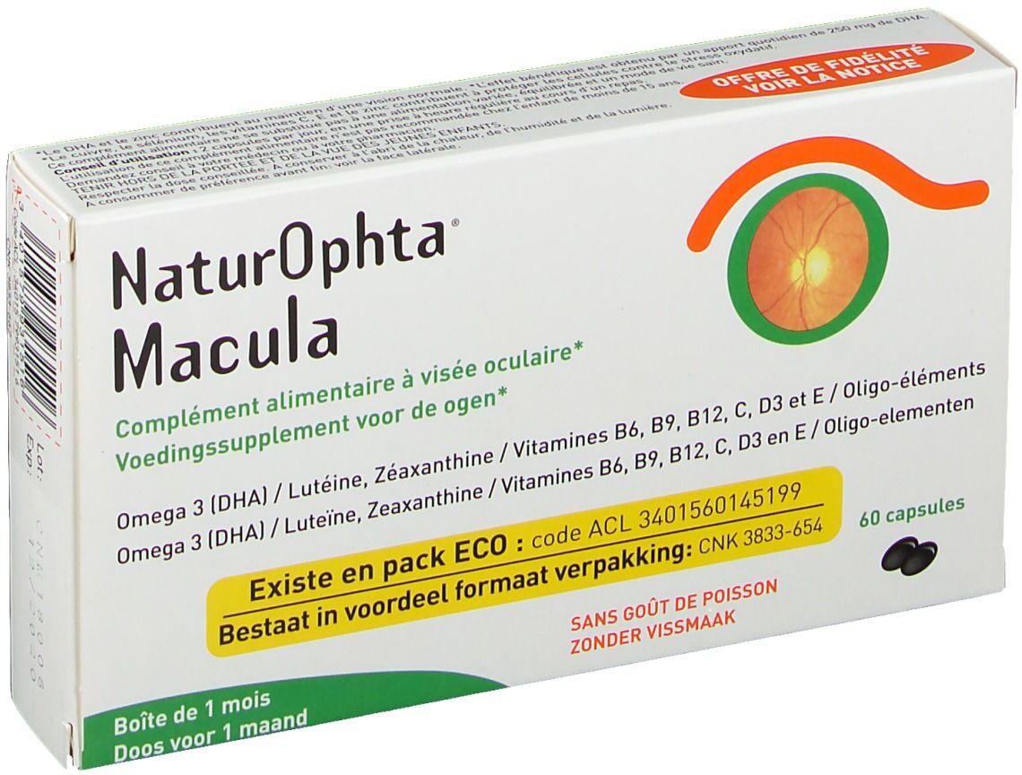 Horus Pharma Benelux Horus Pharma NaturOphta macula