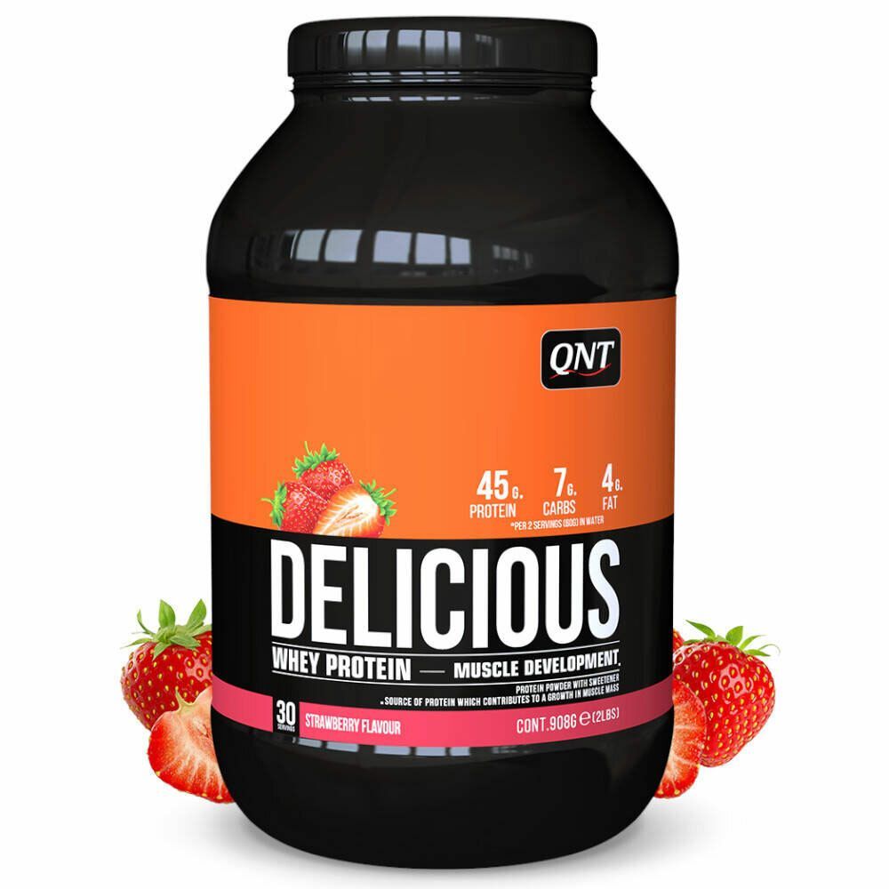 QNT Delicious Whey Protein Erdbeer