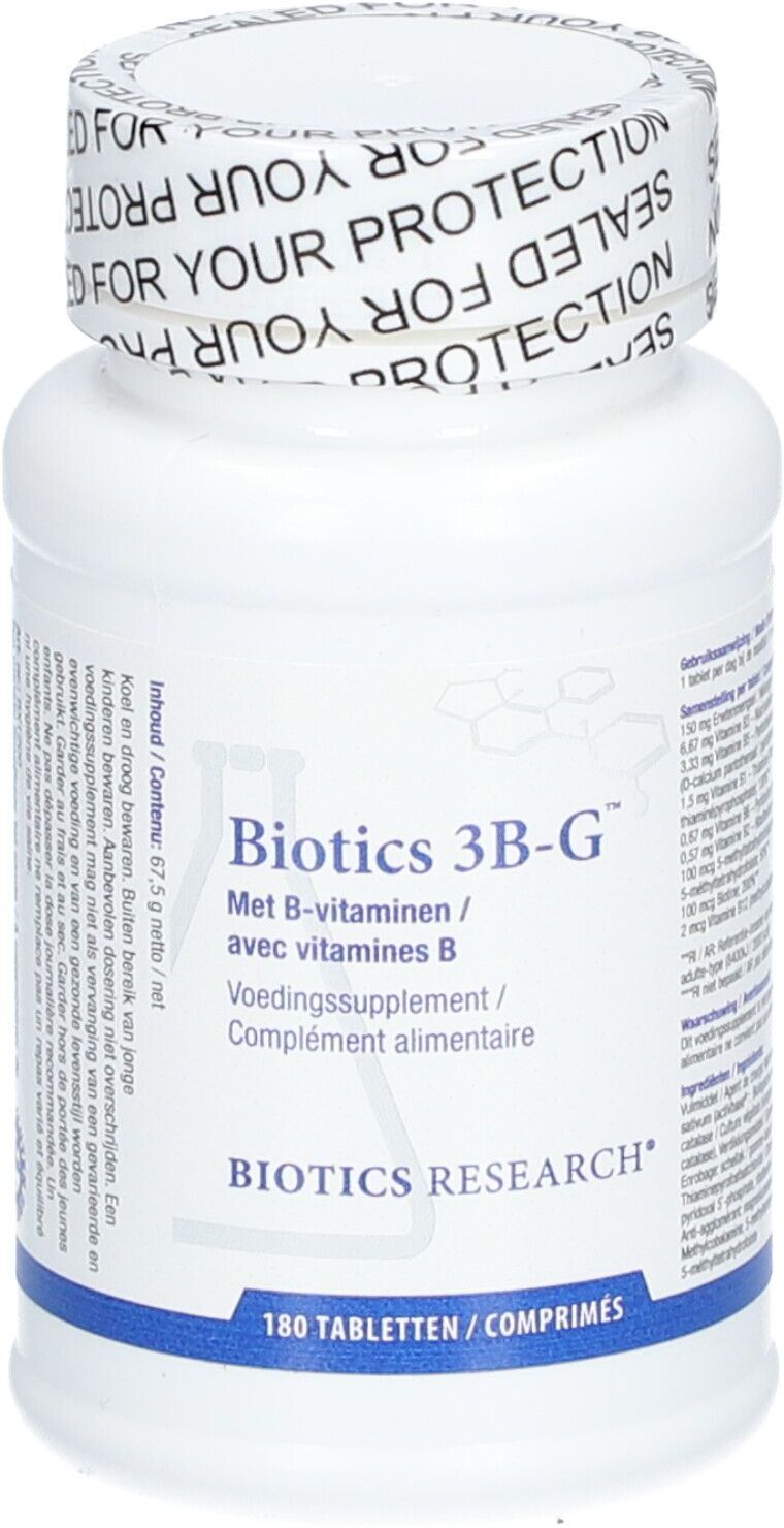 ENERGETICA NATURA BENELUX Biotics Research® Biotics 3B-G