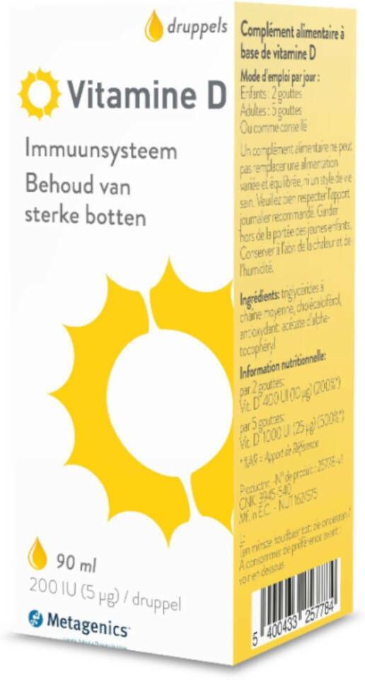 METAGENICS BELGIUM Metagenics® Vitamine D3 Liquid