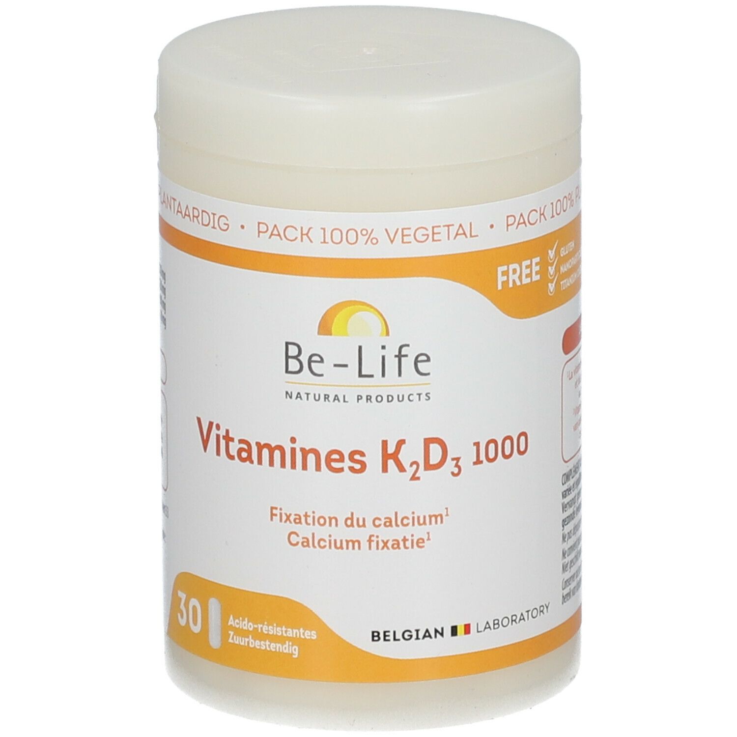 BIO LIFE SPRL Be-Life Vitamin K2 D3 1000