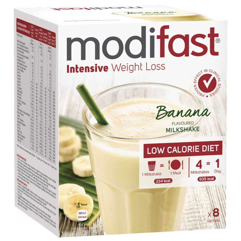 GSA HEALTHCARE modifast® Intensive Weight Loss Milkshake Banane