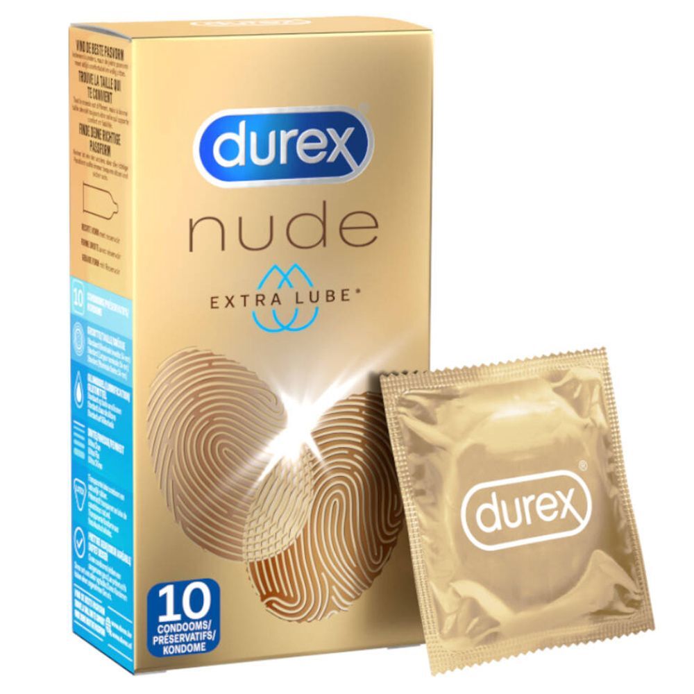 Reckitt Benckiser Healthcare durex® Nude Extra Lube Kondome Skin to Skin Sensation